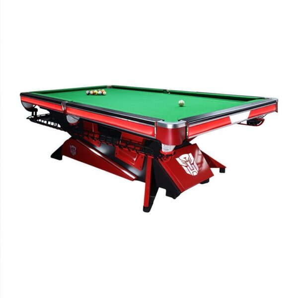 Pool Table – Full Steel Frame, Wool Felt, 3-Piece Slate & Pro-Grade Design