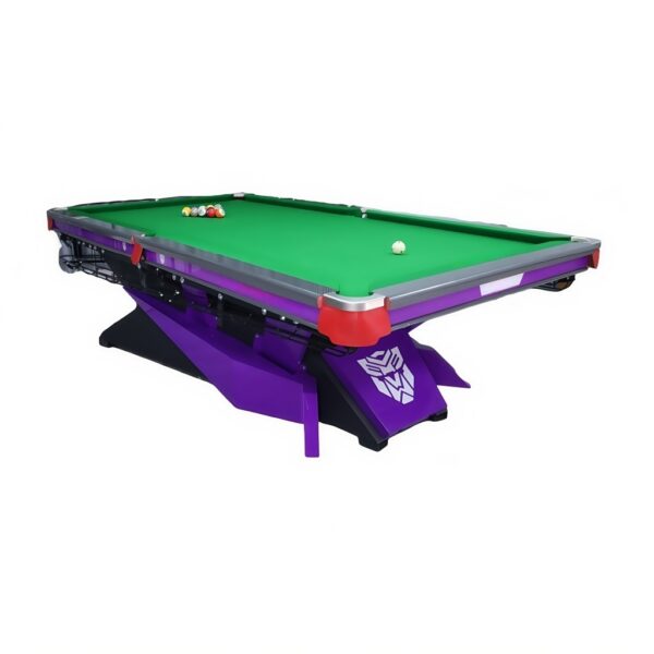 Elite Tournament Billiard Table – High Wool Cloth, Carbon Fiber Finish & LED Ambient Lighting