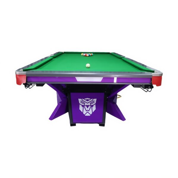 Elite Tournament Billiard Table – High Wool Cloth, Carbon Fiber Finish & LED Ambient Lighting - Image 4