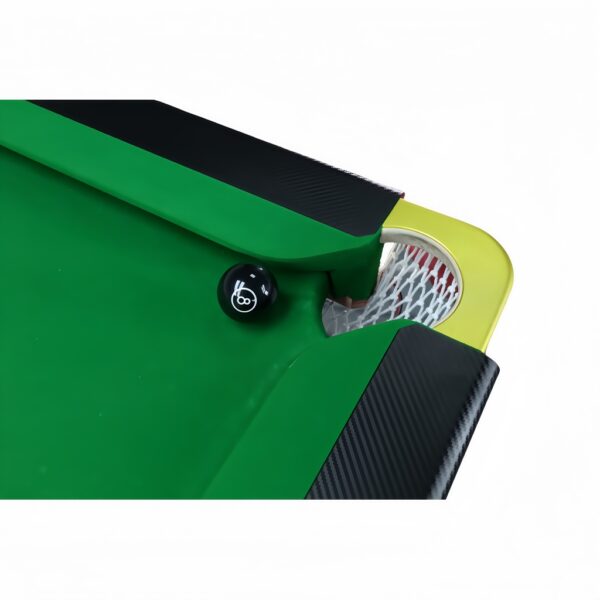 Billiard Table – Carbon Steel Frame, Wool Felt, LED Lighting & Copper Pockets - Image 6