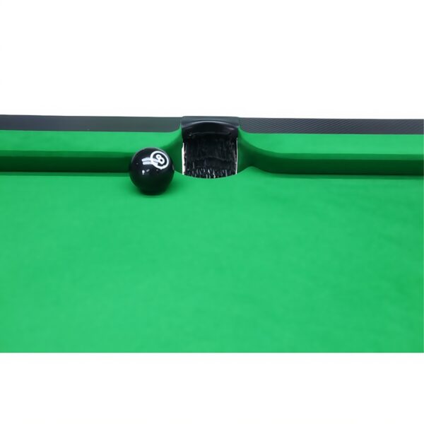 Pro Series LED Pool Table – Carbon Steel Frame, Wool Felt & 3-Piece Slate Surface - Image 7