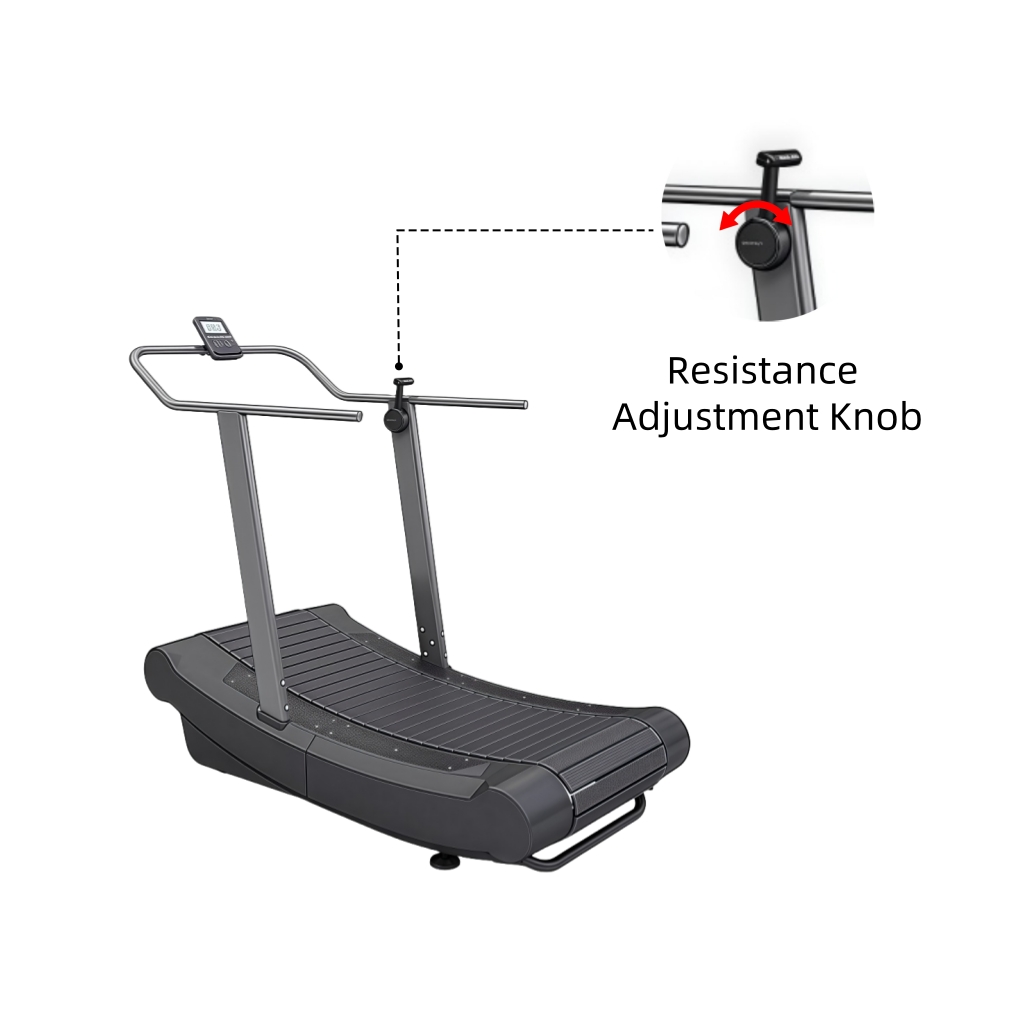 Non-motorized treadmill