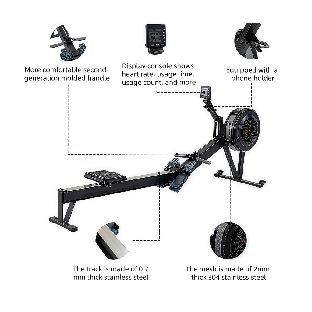 Air Resistance Rowing Machine | Gym Equipment Manufacturer