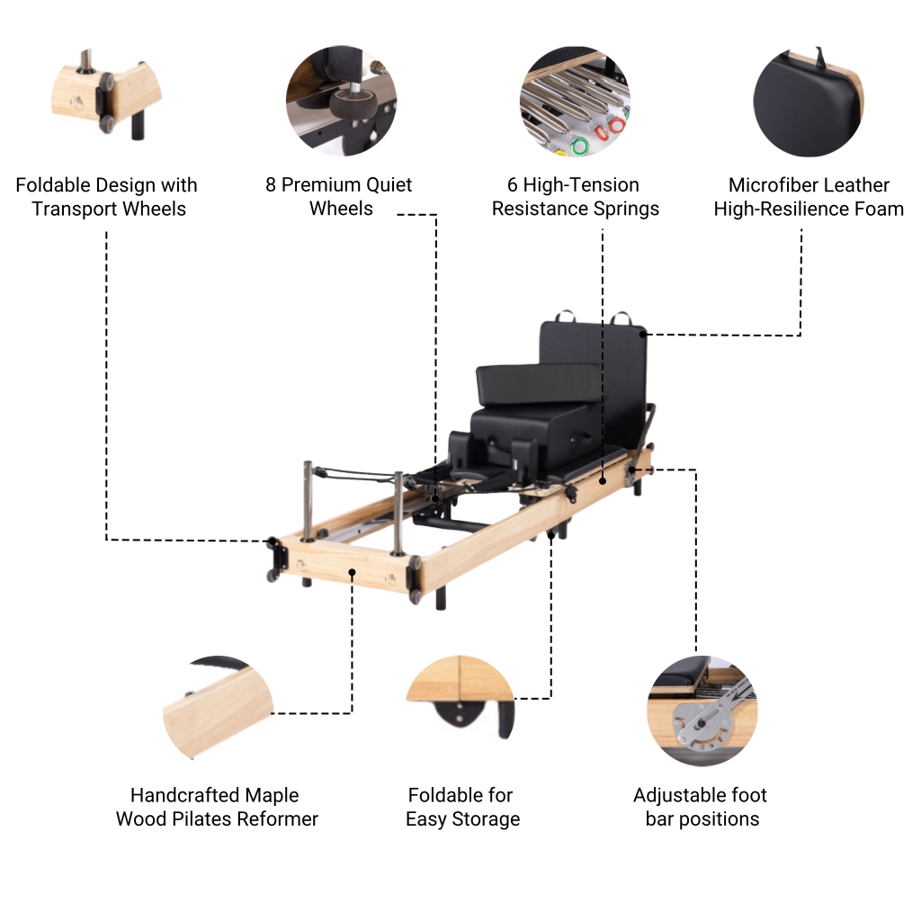 Foldable Pilates Reformer